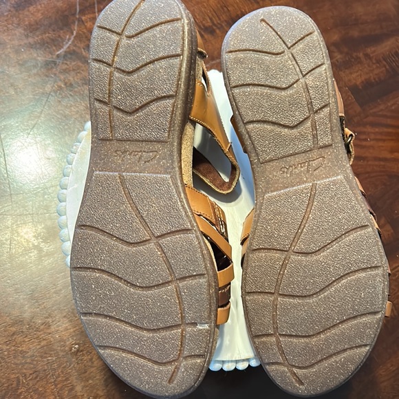 Clarks Collection 9 1/2 M ROSEVILLE COVE Leather Upper New in Box Brown Women’s - Picture 4 of 14